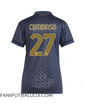 Juventus Andrea Cambiaso #27 Tricou Fotbal Replică 2024-25 Femei Treilea